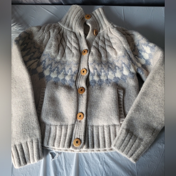 NWOT Kids 100% merino wool BEAN Signature Sweater - Small - Picture 3 of 10